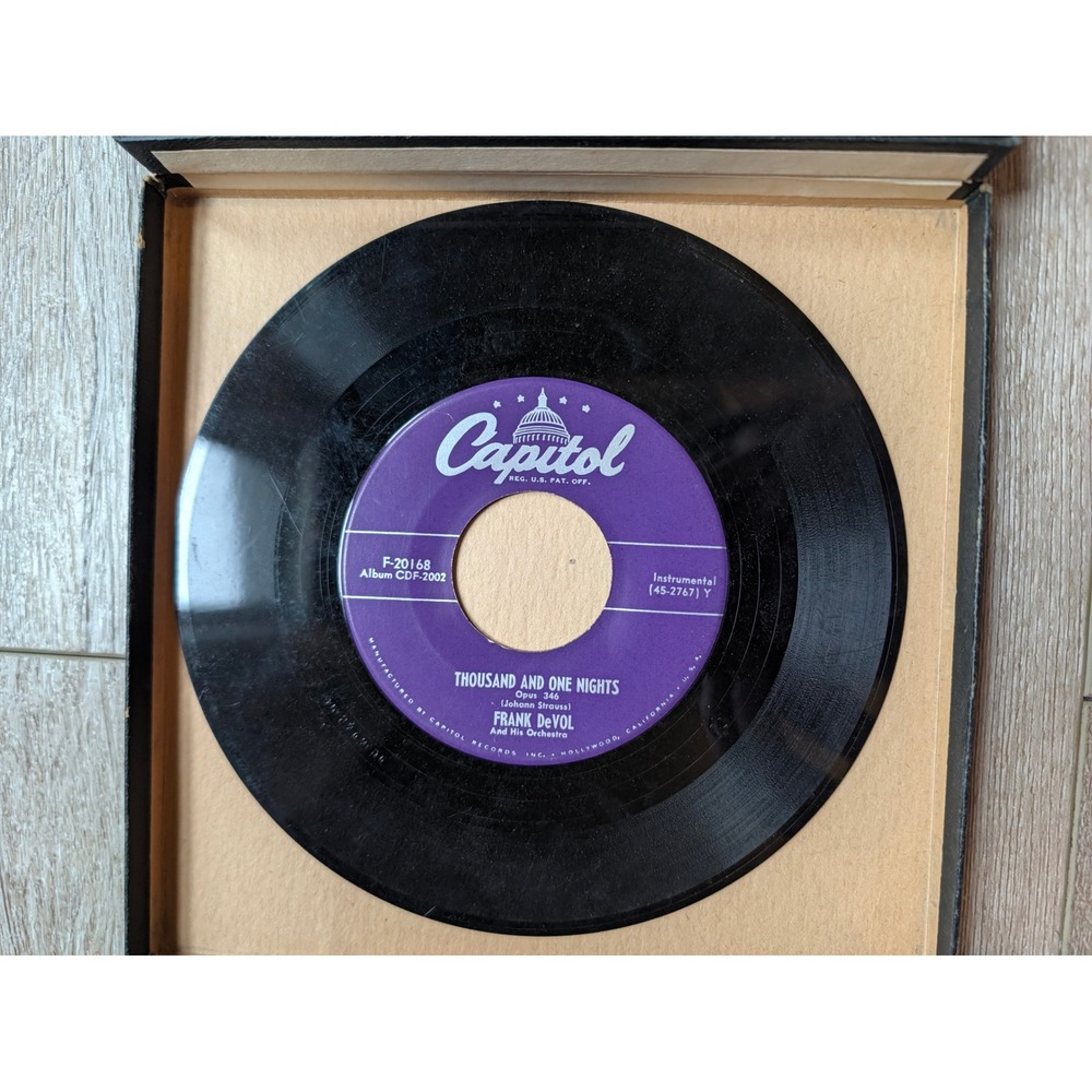 Frank DeVol And His Orchestra Thousand And One Nights 45 RPM Capitol F-20168
